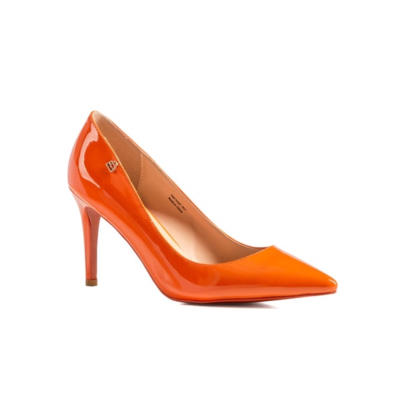 New CELYN ROZE TIGER ORANGE pumps - Picture 3 of 3